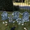 Fun World Complete Graveyard Skeleton Decoration Kit -Halloween Costumes graveyard skeleton decoration kit