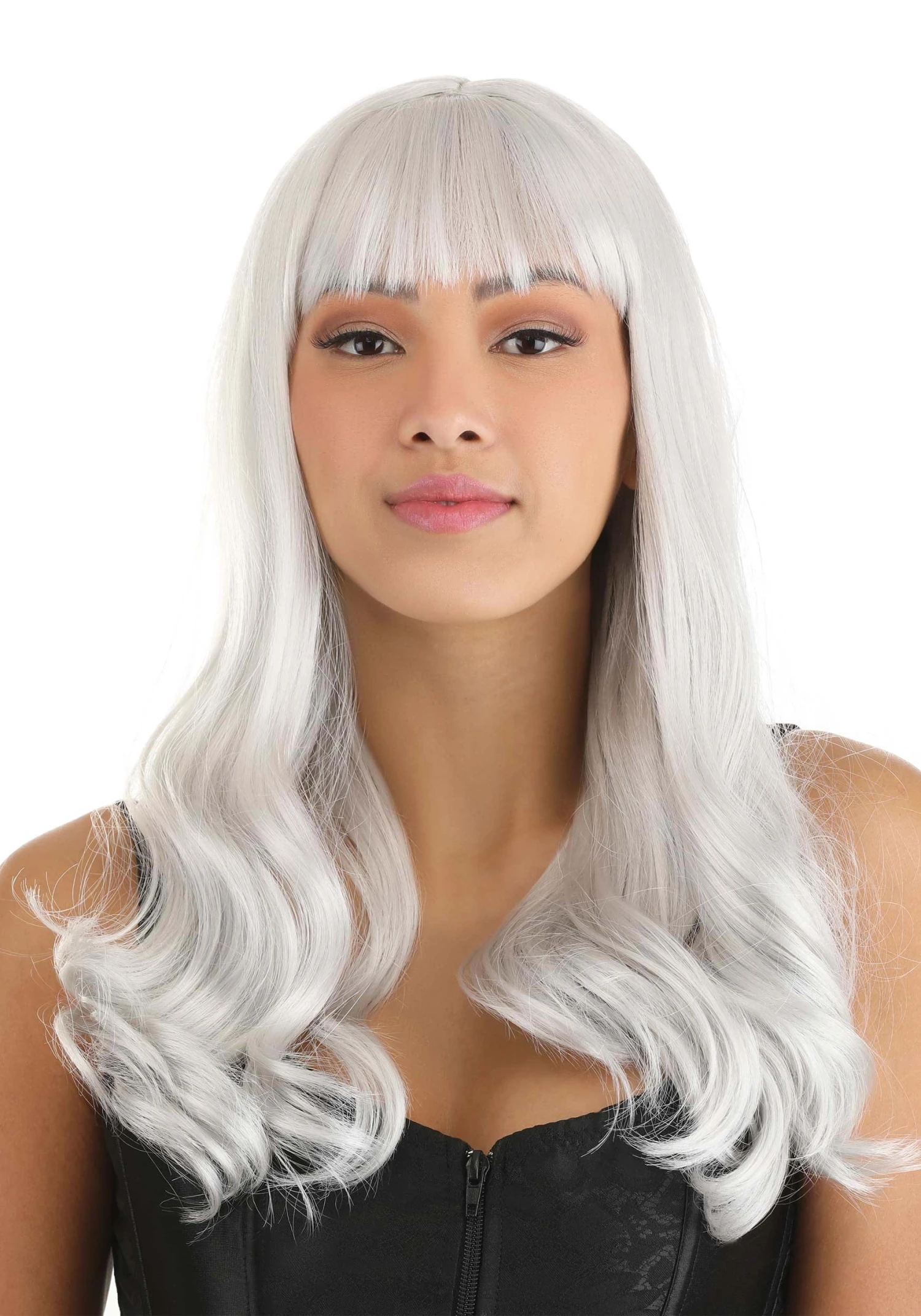 Gray Wavy Long Wig 3 Gray Wavy Long Wig