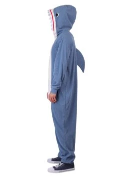 Adult Gray Shark Costume -Halloween Costumes gray shark adult costume alt 2