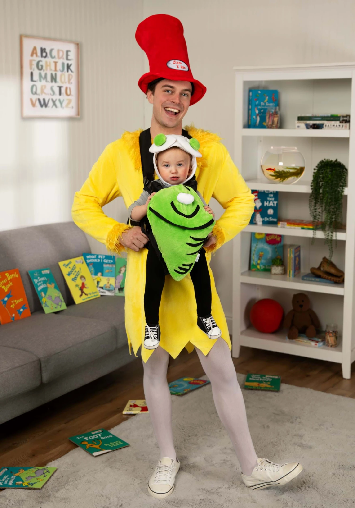 Green Eggs & Ham Baby Carrier Cover Costume 4 Green Eggs & Ham Baby Carrier Cover Costume - Image 2