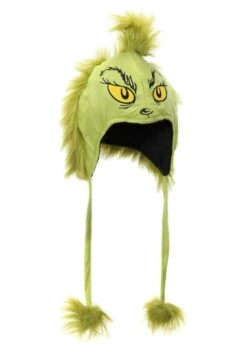 Deluxe Grinch Hoodie Hat 15 Deluxe Grinch Hoodie Hat -Halloween Costumes green grinch character hoodie alt 6
