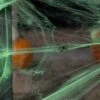 200 Square FT Green Spider Web Halloween Decoration 1 200 Square FT Green Spider Web Halloween Decoration -Halloween Costumes green spider web decoration