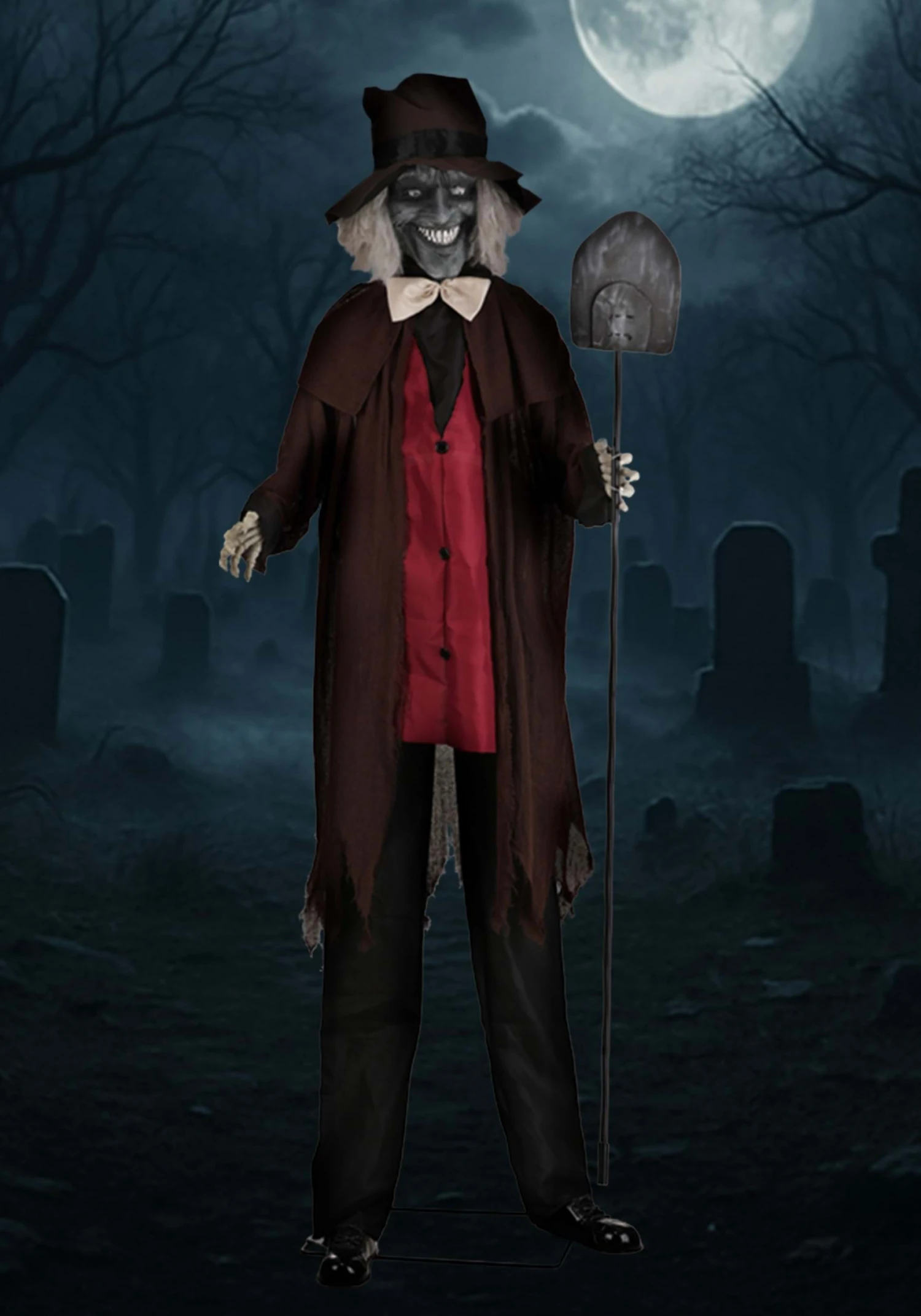 7.5FT Gregor The Grave Digger Animated Decoration - Scream Saver 3 7.5FT Gregor The Grave Digger Animated Decoration - Scream Saver