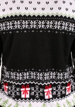 Gremlins Gizmo Claus Adult Ugly Christmas Sweater -Halloween Costumes gremlins gizmo claus ugly christmas sweater alt5