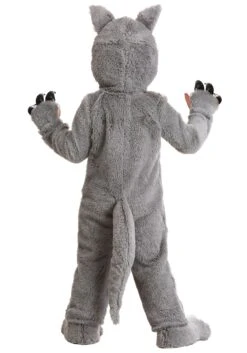 Grey Wolf Toddler Costume -Halloween Costumes grey wolf costume toddler back