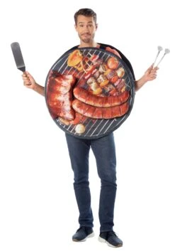 Backyard BBQ Grilled Meat Tunic Costume For Adults