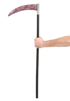 Grim Reaper Bloody Death Sickle Prop