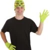 Dr. Seuss The Grinch Hat & Gloves Set For Adults -Halloween Costumes grinch beanie gloves set