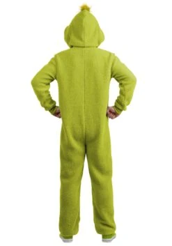 Grinch Costume Onesie For Adults -Halloween Costumes grinch costume onesie for adults alt 2