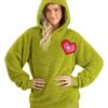 Adult The Grinch Hoodie Costume Top -Halloween Costumes grinch hoodie costume top