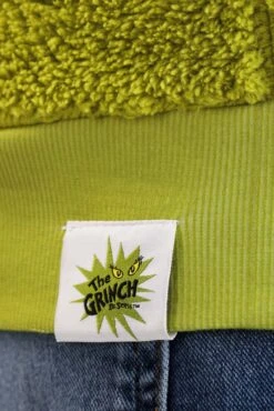 Adult The Grinch Hoodie Costume Top -Halloween Costumes grinch hoodie costume top alt 7