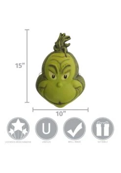 How The Grinch Stole Christmas Grinch Mask 9 How The Grinch Stole Christmas Grinch Mask -Halloween Costumes grinch mask alt 3