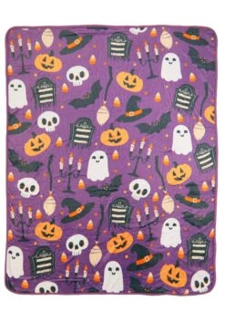 Halloween Mischief Comfy Throw Blanket 11 Halloween Mischief Comfy Throw Blanket -Halloween Costumes halloween mischief throw blanket alt 3