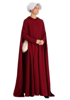 Deluxe Handmaid's Tale Costume For Women 17 Deluxe Handmaid's Tale Costume For Women -Halloween Costumes handmaids tale deluxe womens costume alt 3