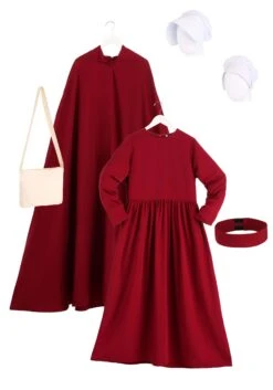 Women's Plus Size Handmaid's Tale Deluxe Costume 27 Women's Plus Size Handmaid's Tale Deluxe Costume -Halloween Costumes handmaids tale deluxe womens plus size costume alt 12