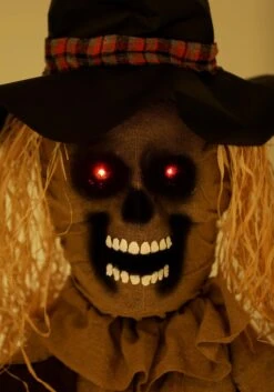 5.5FT Hanging Scarecrow With Color Changing LED Lights Prop Decoration 10 5.5FT Hanging Scarecrow With Color Changing LED Lights Prop Decoration -Halloween Costumes hanging scarecrow with color change led lights alt 2