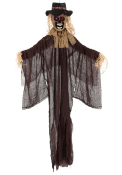 5.5FT Hanging Scarecrow With Color Changing LED Lights Prop Decoration 12 5.5FT Hanging Scarecrow With Color Changing LED Lights Prop Decoration -Halloween Costumes hanging scarecrow with color change led lights alt 4
