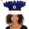 Happy Chanukah Soft Hat 2 Happy Chanukah Soft Hat -Halloween Costumes happy chanukah plush hat