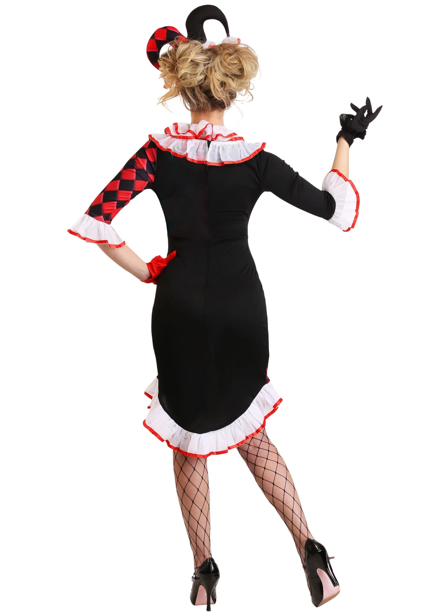 Women's Haute Harlequin Costume 4 Women's Haute Harlequin Costume - Image 2