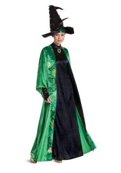 Disguise Harry Potter Adult Deluxe Professor McGonagall Costume -Halloween Costumes harry potter adult deluxe professor mcgonagall cos alt 1