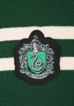 Slytherin Harry Potter Deluxe Knit Scarf 5 Slytherin Harry Potter Deluxe Knit Scarf -Halloween Costumes harry potter deluxe slytherin knit scarf alt 1