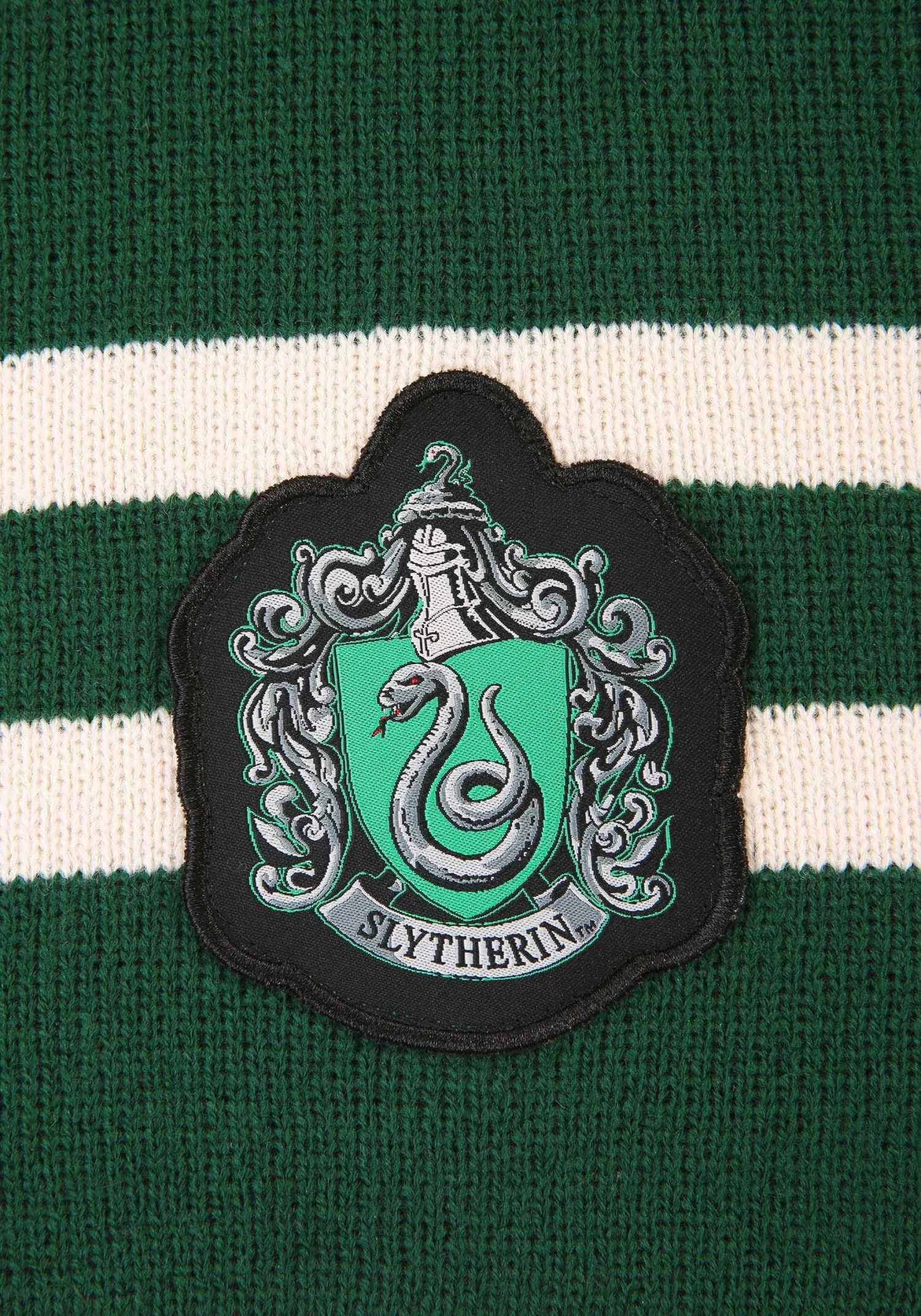 Slytherin Harry Potter Deluxe Knit Scarf 4 Slytherin Harry Potter Deluxe Knit Scarf - Image 2