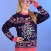 Harry Potter Luna Lovegood Ugly Sweater For Adults 2 Harry Potter Luna Lovegood Ugly Sweater For Adults -Halloween Costumes harry potter luna lovegood ugly sweater