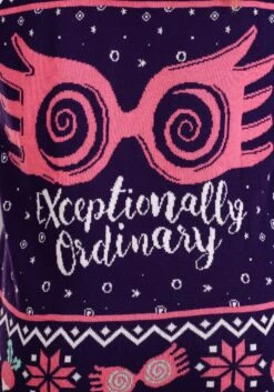 Harry Potter Luna Lovegood Ugly Sweater For Adults -Halloween Costumes harry potter luna lovegood ugly sweater alt 3