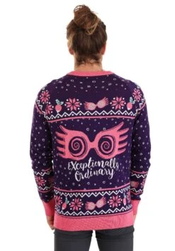 Harry Potter Luna Lovegood Ugly Sweater For Adults -Halloween Costumes harry potter luna lovegood ugly sweater alt 5