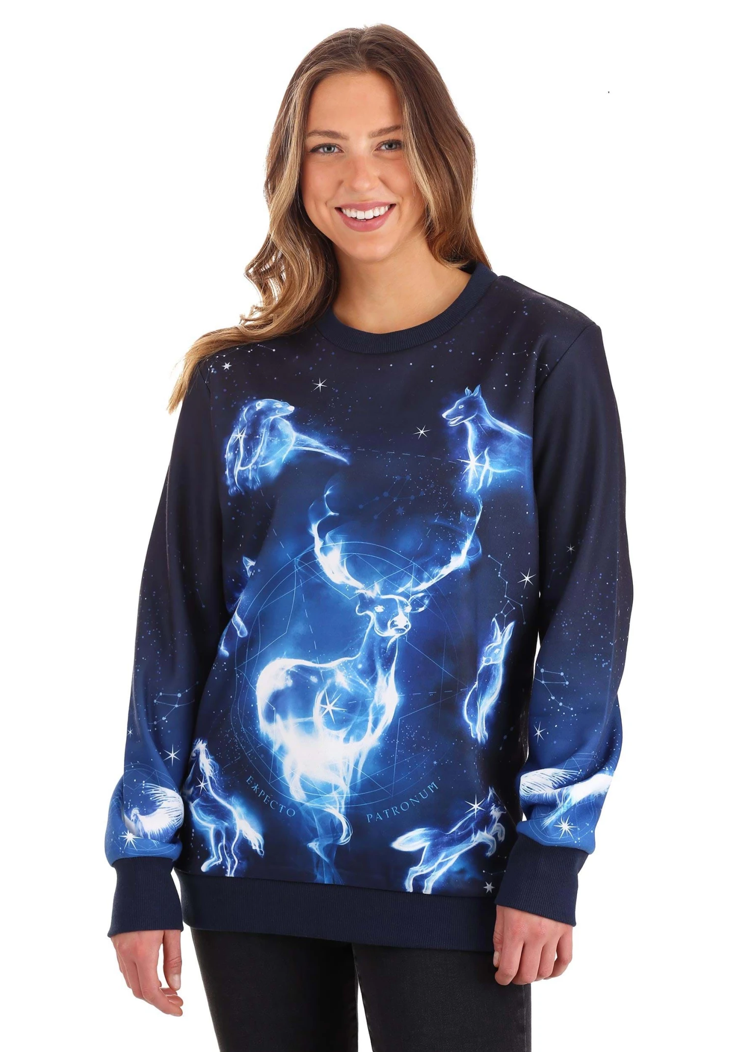 Harry Potter Patronus Ugly Sweatshirt For Adults 16 Harry Potter Patronus Ugly Sweatshirt For Adults - Image 14