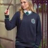 Adult Harry Potter Slytherin Uniform Sweater 1 Adult Harry Potter Slytherin Uniform Sweater -Halloween Costumes harry potter slytherin uniform sweater for adults 2