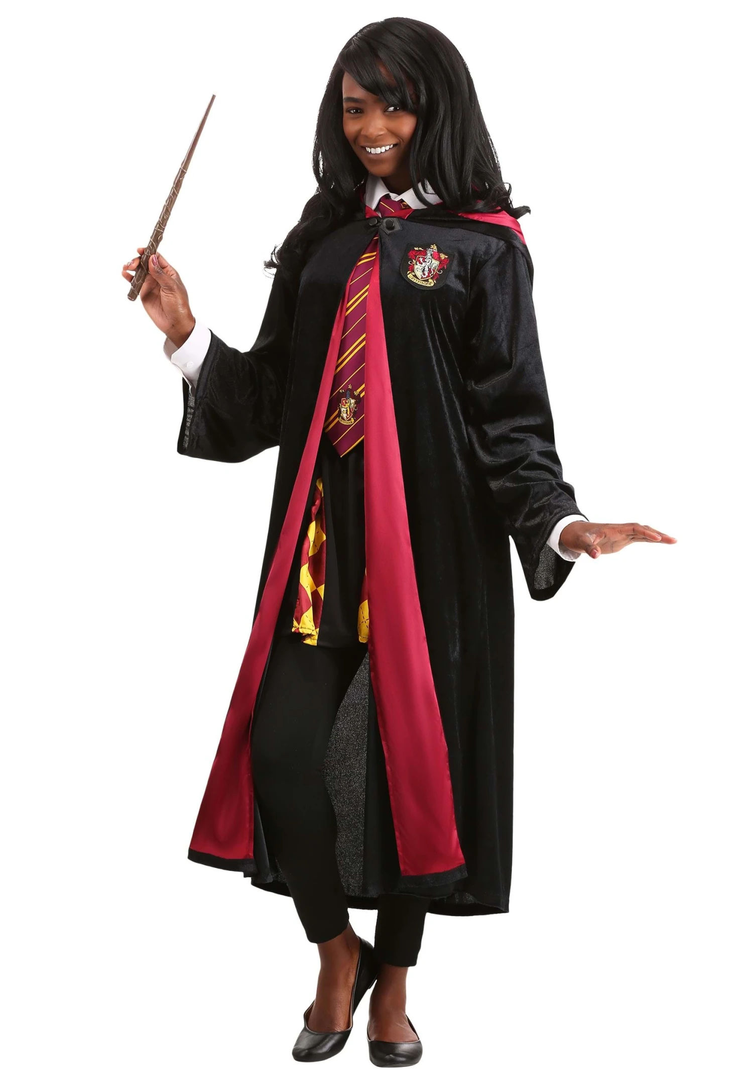Harry Potter Deluxe Hermione Gryffindor Costume For Women 4 Harry Potter Deluxe Hermione Gryffindor Costume For Women - Image 2