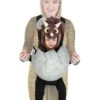 Hatchling Tiny Triceratops Baby Carrier Costume -Halloween Costumes hatchling triceratops baby carrier costume