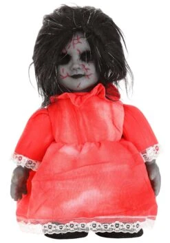 12-Inch Haunted Heather Scary Doll Prop Decoration -Halloween Costumes haunted heather scary doll decoration alt 2