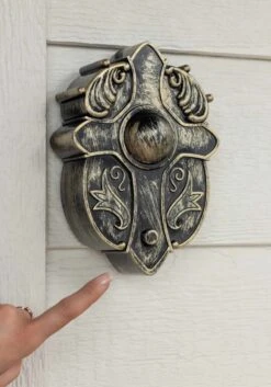 Haunted Light Up Doorbell With Eyeball And Sound Decoration