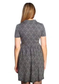 Wallpaper Button Up Haunted Mansion Dress -Halloween Costumes haunted mansion wallpaper button up dress alt 4