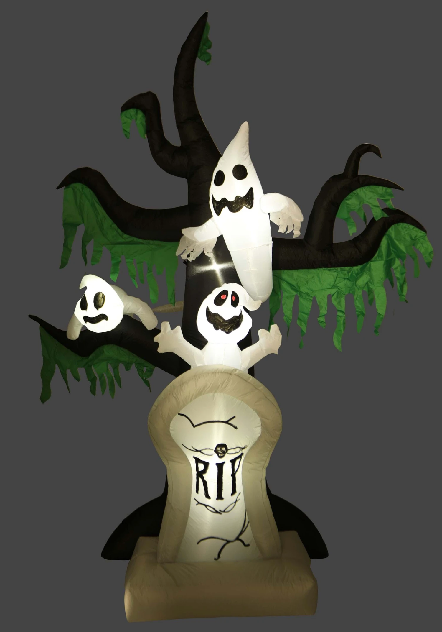 7.25FT Haunted Ghost Tree With Tombstone Inflatable Decoration 4 7.25FT Haunted Ghost Tree With Tombstone Inflatable Decoration - Image 2