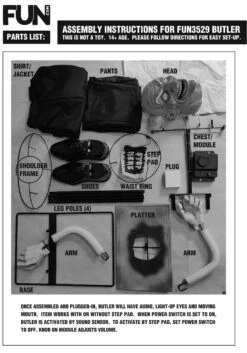 5FT Animated Head On A Platter Butler Halloween Decoration 16 5FT Animated Head On A Platter Butler Halloween Decoration -Halloween Costumes head on a platter butler decoration alt 2