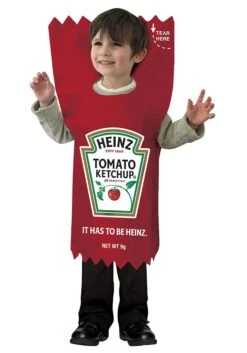 Heinz Ketchup Packet Costume For Kids