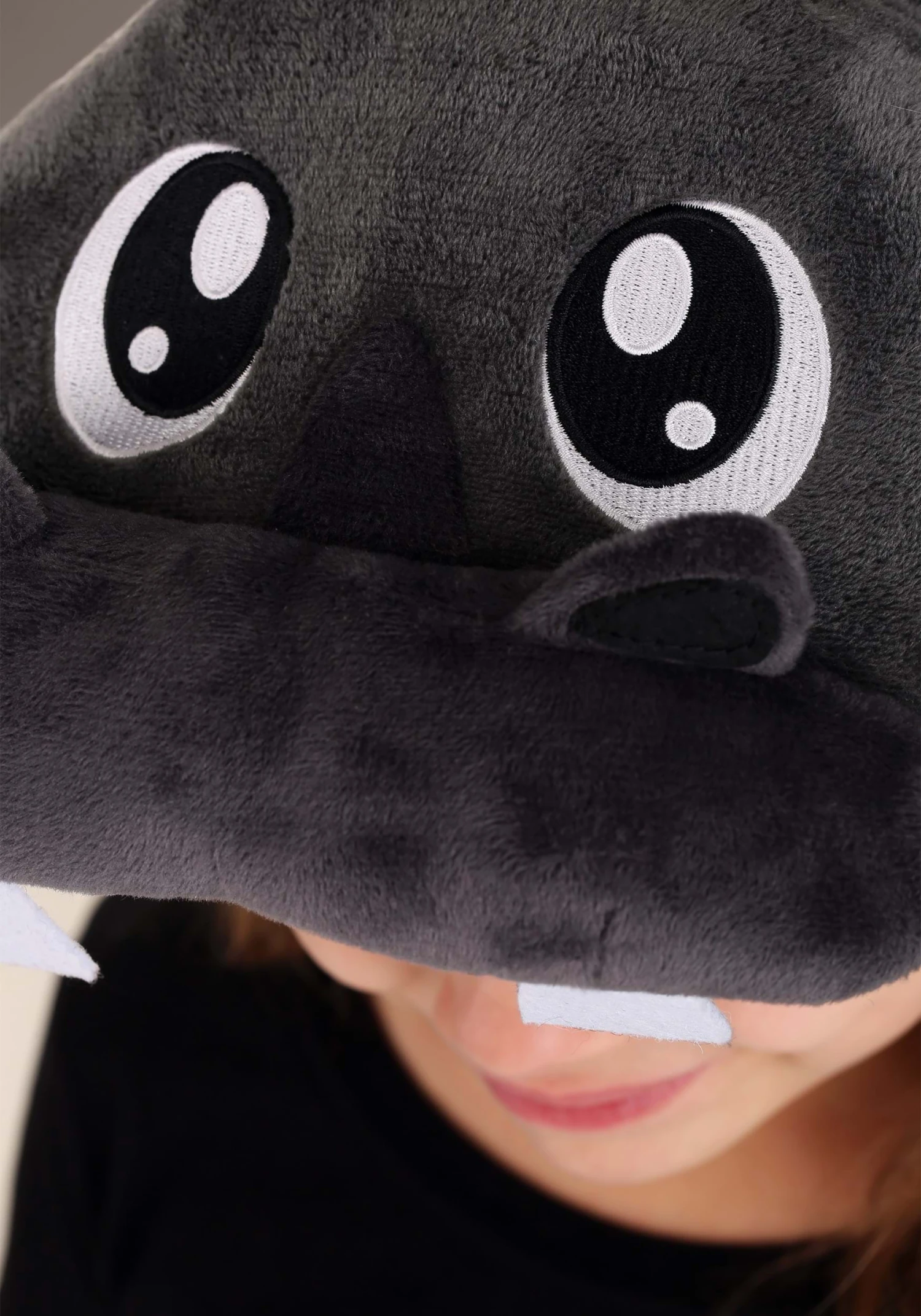 Plush Hippo Costume Headband 4 Plush Hippo Costume Headband - Image 2