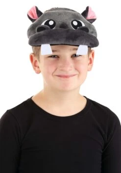 Plush Hippo Costume Headband 13 Plush Hippo Costume Headband -Halloween Costumes hippo plush headband alt 4
