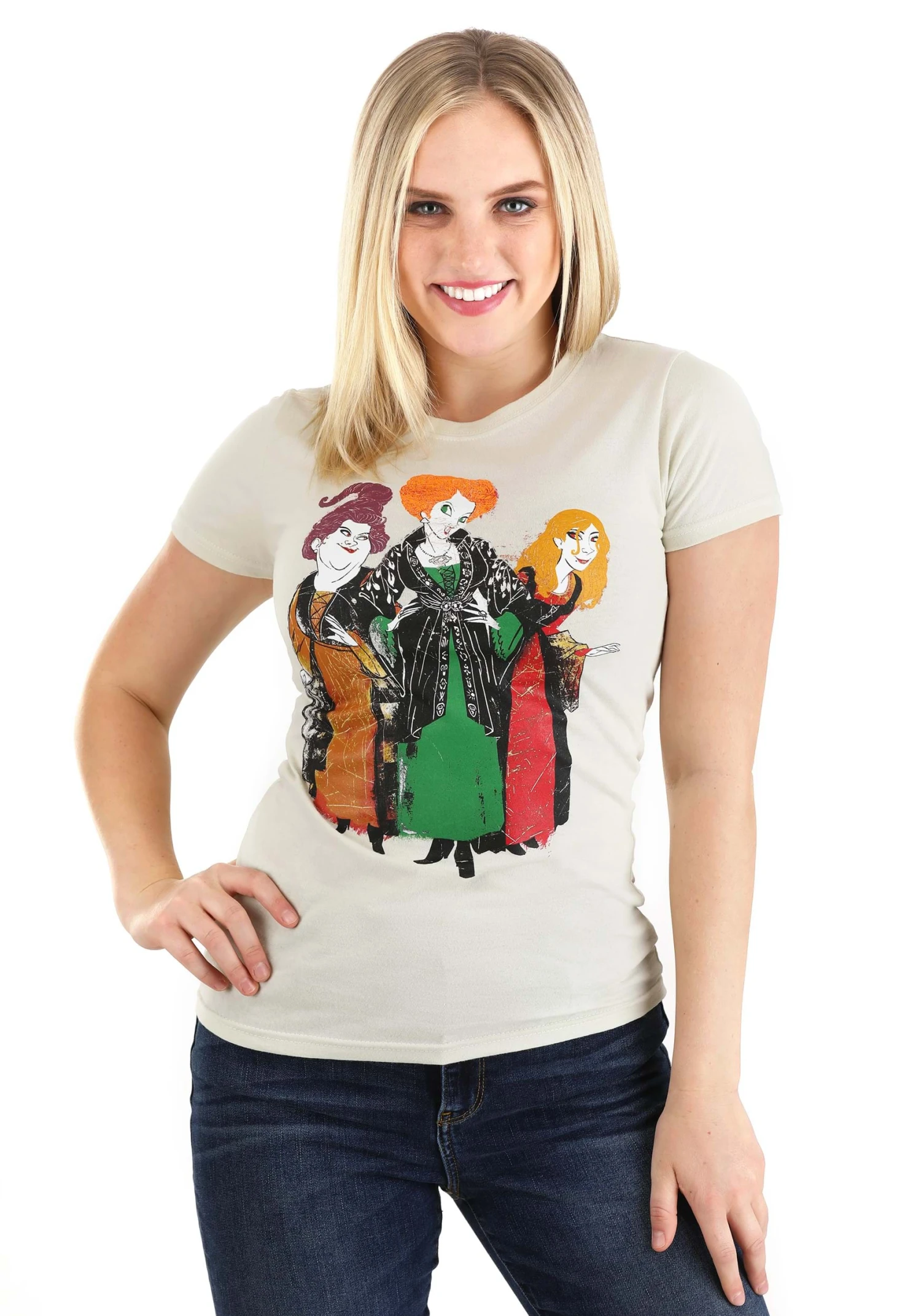 Women's Hocus Pocus 3 Sisters T-Shirt 5 Women's Hocus Pocus 3 Sisters T-Shirt - Image 3
