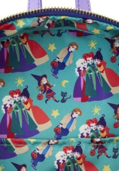 Disney Hocus Pocus Sanderson Sisters House Loungefly Mini Backpack 13 Disney Hocus Pocus Sanderson Sisters House Loungefly Mini Backpack -Halloween Costumes hocus pocus sanderson house loungefly mini backpack alt 6
