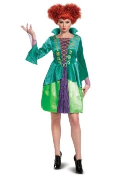 Disguise Disney Hocus Pocus Classic Wini Costume Dress For Women