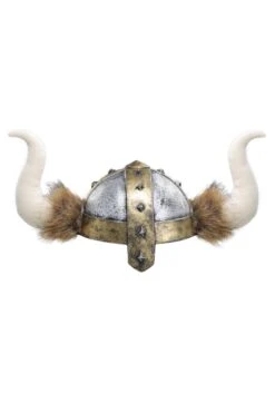 Horned Viking Costume Helmet For Kids