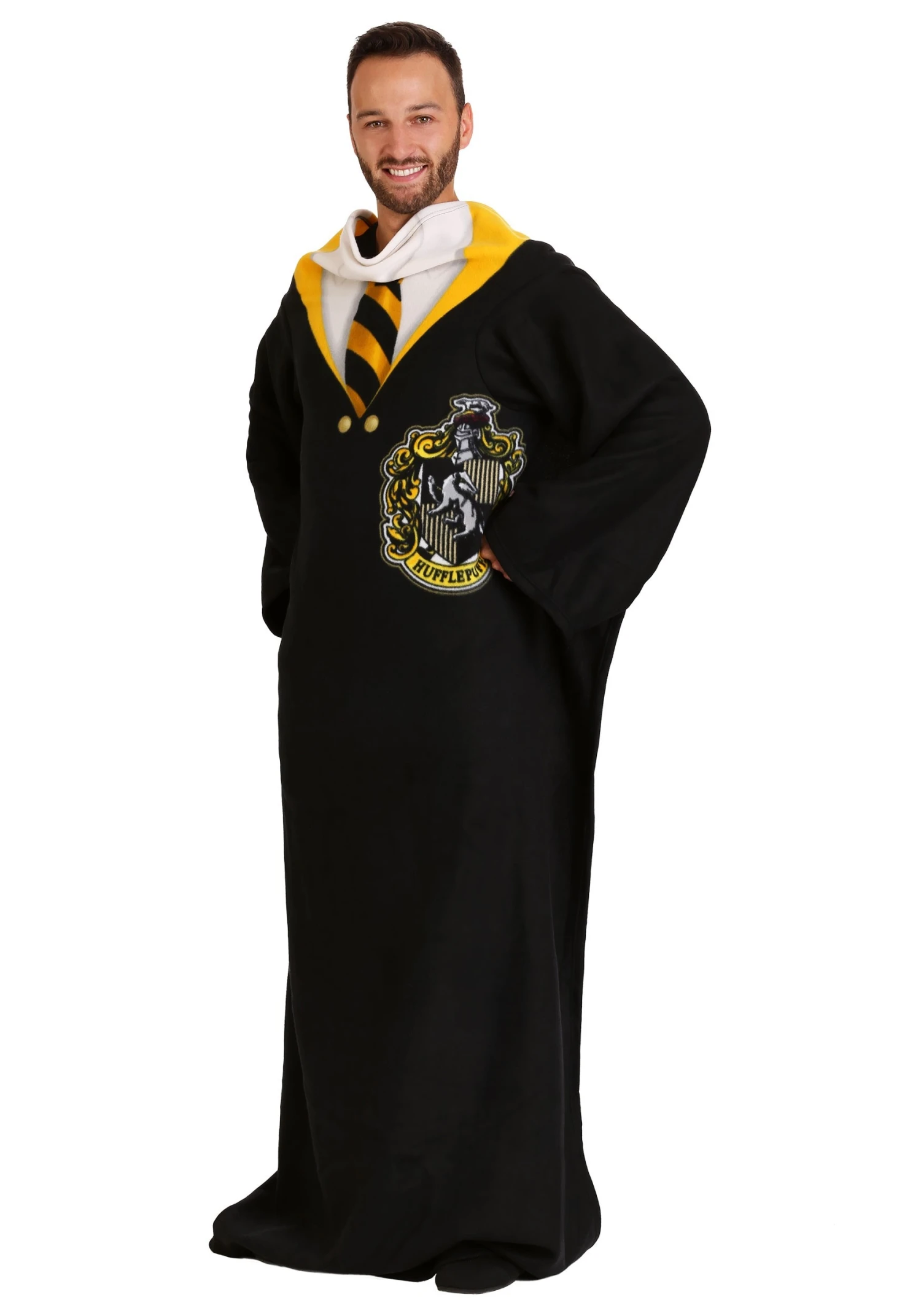 Harry Potter Hufflepuff Comfy Blanket Throw 4 Harry Potter Hufflepuff Comfy Blanket Throw - Image 2