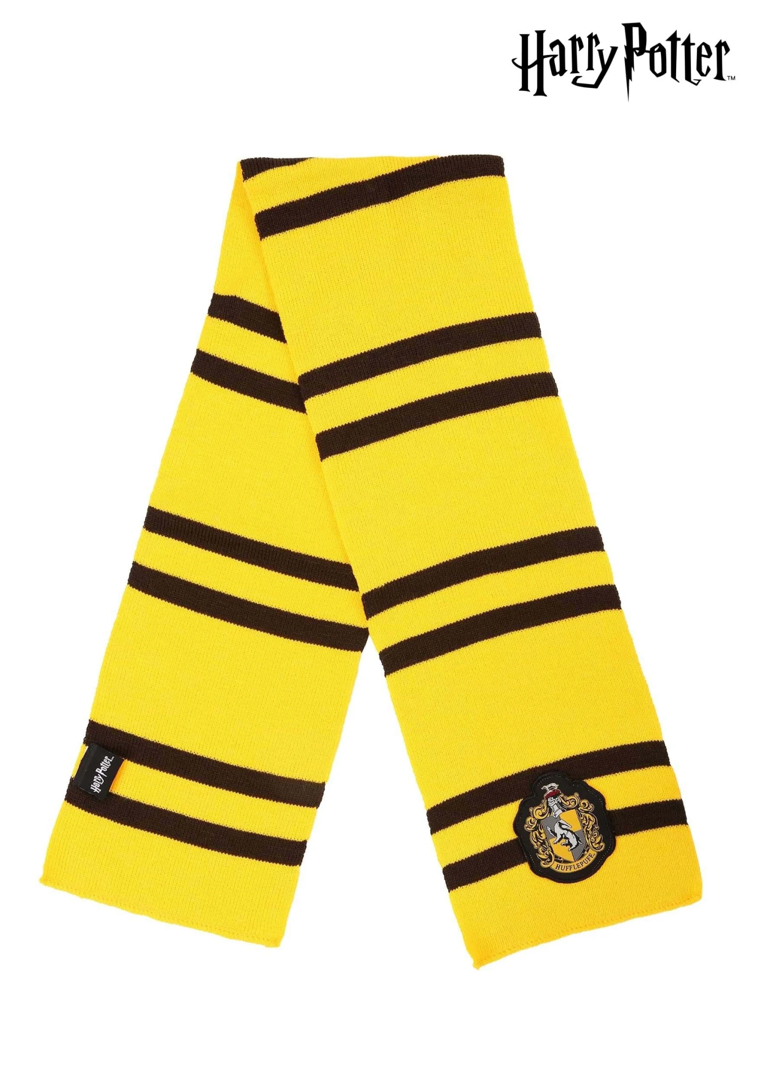Harry Potter Deluxe Hufflepuff Knit Scarf 3 Harry Potter Deluxe Hufflepuff Knit Scarf