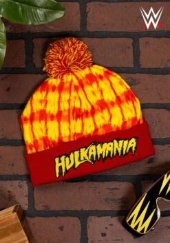 WWE Adult Hulk Hogan Hulkamania Knit Hat