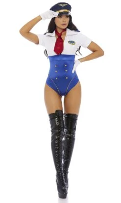 Forplay In Control Sexy Pilot Costume For Women -Halloween Costumes in control sexy pilot costume alt 2
