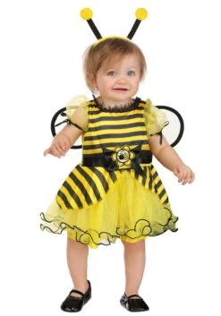 Girl's Infant Baby Bee Costume 9 Girl's Infant Baby Bee Costume -Halloween Costumes infant baby bee costume alt 2